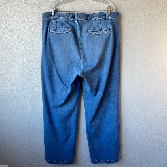 J. Jill High Rise Jean Trouser Wide Leg - Picture 3 of 10